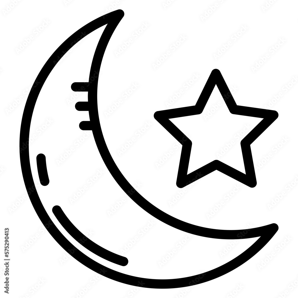 Obraz premium Islam line 