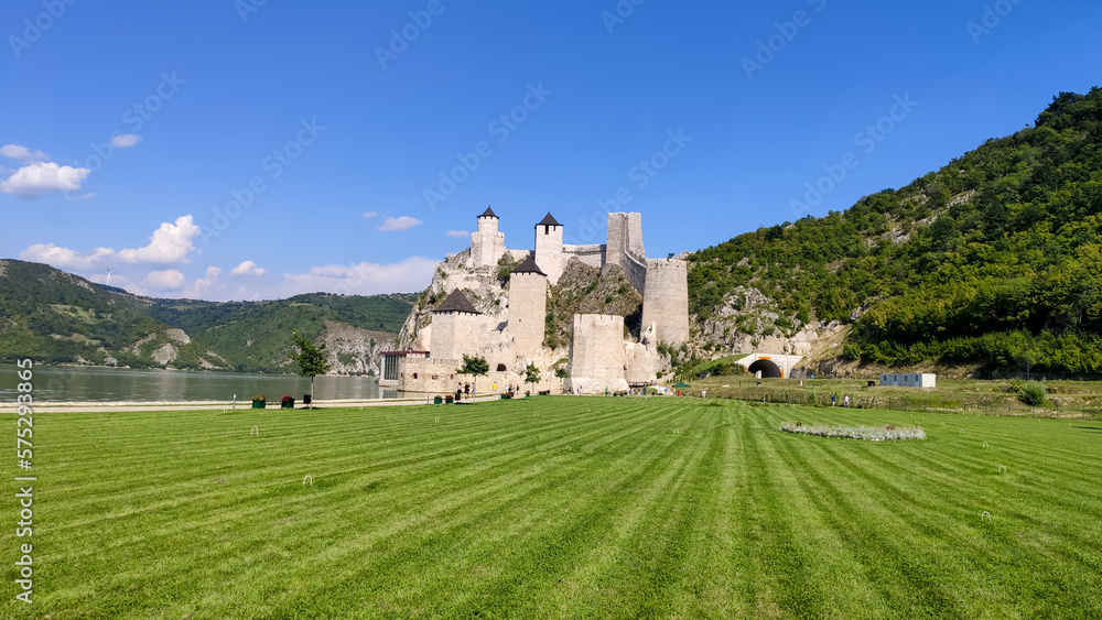 Old medieval town Golubac fortress, Serbia.