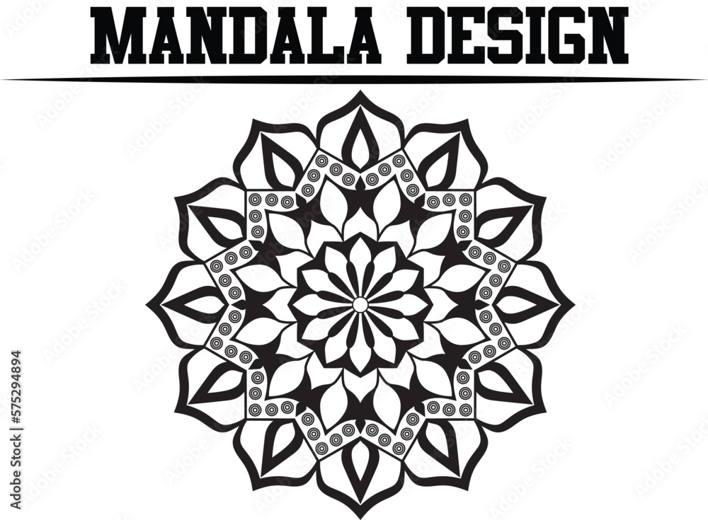 Floral Luxury background mandala design Floral Luxury background mandala design