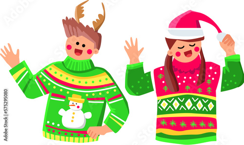ugly pullover vector