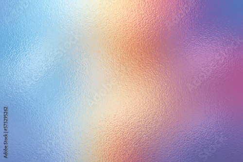 Hologram rainbow foil texture, colorful gradient background for prints.Vector illustration..
