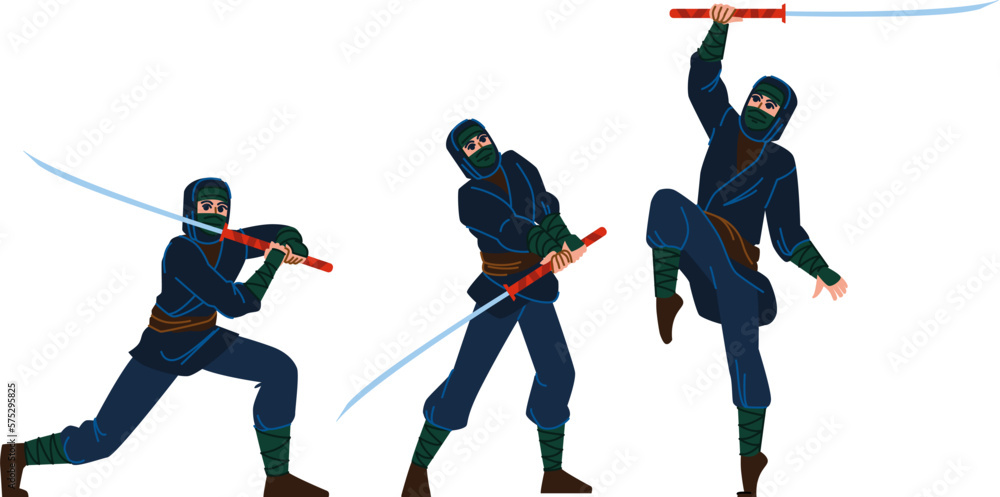 Fototapeta premium ninja sword vector