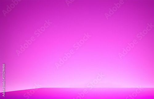 Abstract pink and gradient light background with studio backdrops. Blank display or clean room for showing product. Realistic 3D render.