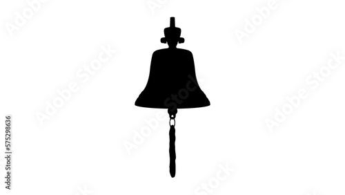ships bell silhouette