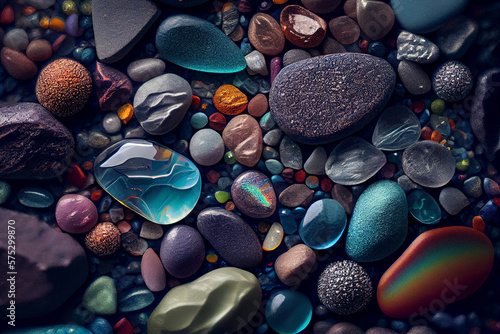 Stones background. Pebbles.