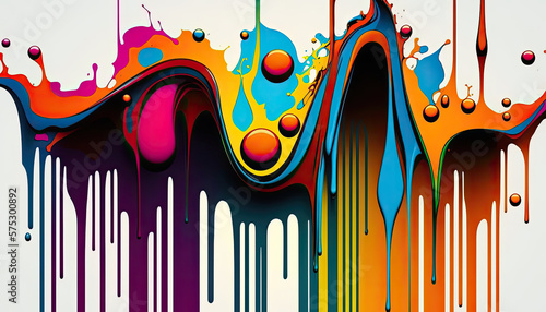 colorful colors flowing down a wall, background image