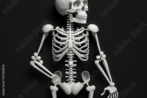 Meditational Halloween Skeleton You have complete control over the size of the product's components without sacrificing any of the original quality. Generative AI photo