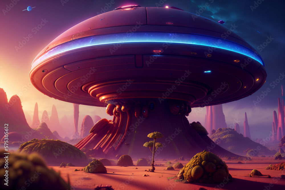 Alien Craft Landing Pad