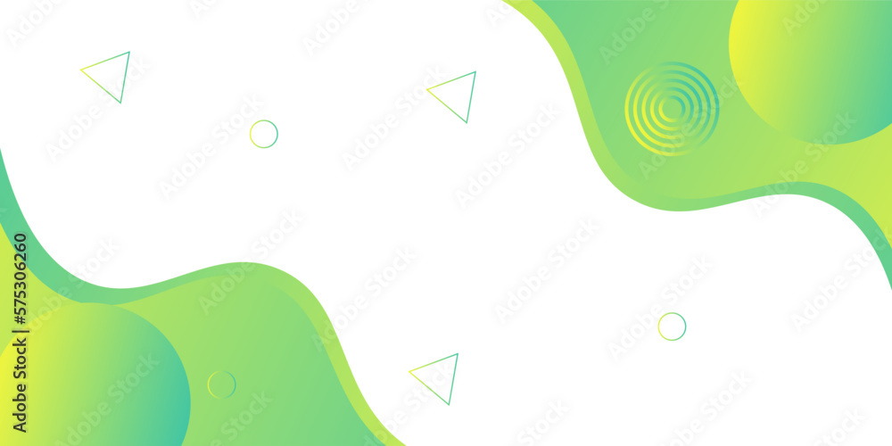 Fototapeta premium Colorful template banner with gradient color.
