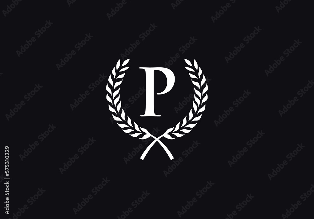 Laurel wreath logo and laurel wreath circle leaf icon design with letters. Laurel wreath leaf circle favicon and icon Laurel wreath logo and laurel wreath circle leaf icon design with letters. Laurel wreath leaf circle favicon and icon