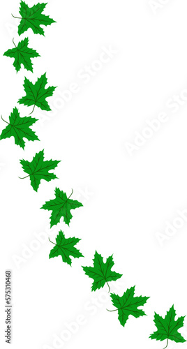 Wallpaper Mural Maple leaf illustration. Maple leaf decoration  Torontodigital.ca