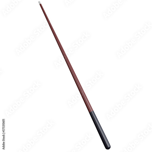 Konstfotografi 3D Icon Illustration Stick Billiard