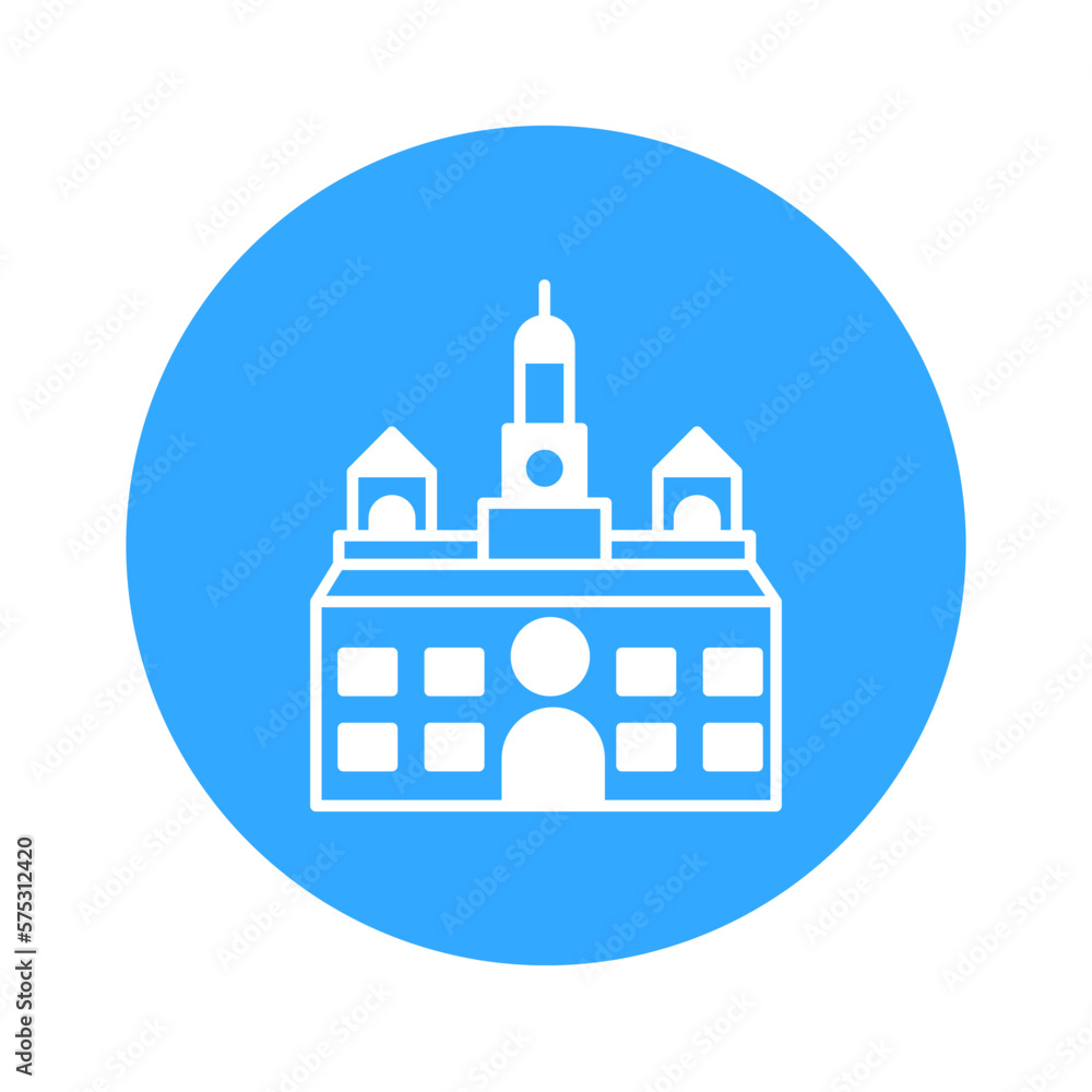 Independence hall philadelphia Vector Icon which can easily modify
