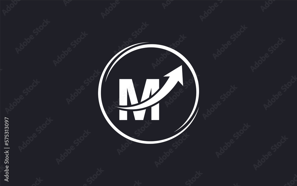 Financial logo symbol and Growth arrow icon monogram for business Financial logo symbol and Growth arrow icon monogram for business