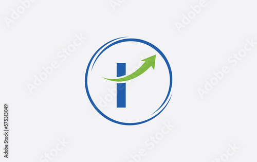 Free Download Financial logo symbol and Growth arrow icon monogram for business - GFXLoad