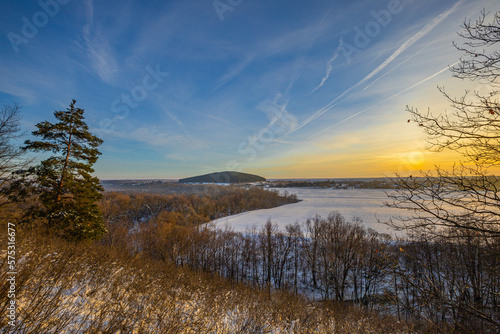 winter landscape in the countryside