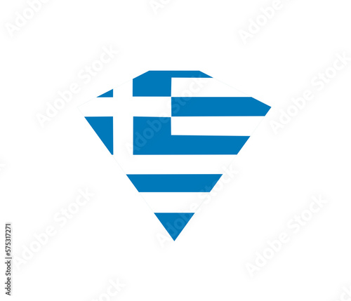 Free Download Greece flag design illustration, simple icon flag design with elegant concept - GFXLoad