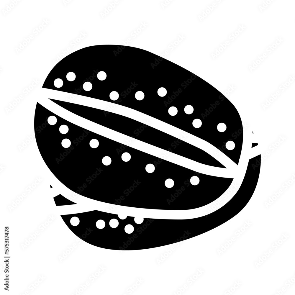 cut green kiwi glyph icon vector illustration cut green kiwi glyph icon vector illustration
