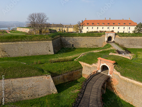 Above Petrovaradin fortress in Novi Sad, Serbia photo