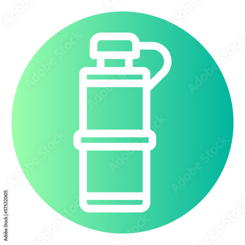 water flask gradient icon