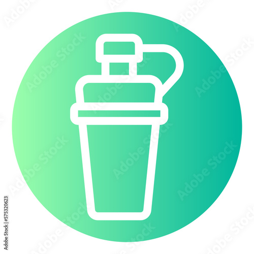 water flask gradient icon