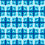 Seamless pattern geometric blue monochrome color.
