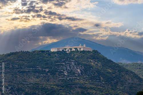 Abbey of Monte Cassino in Lazio Region, Italy