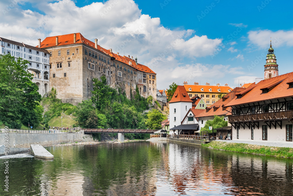 Obraz premium Altstadt von Krumau, Tschechien