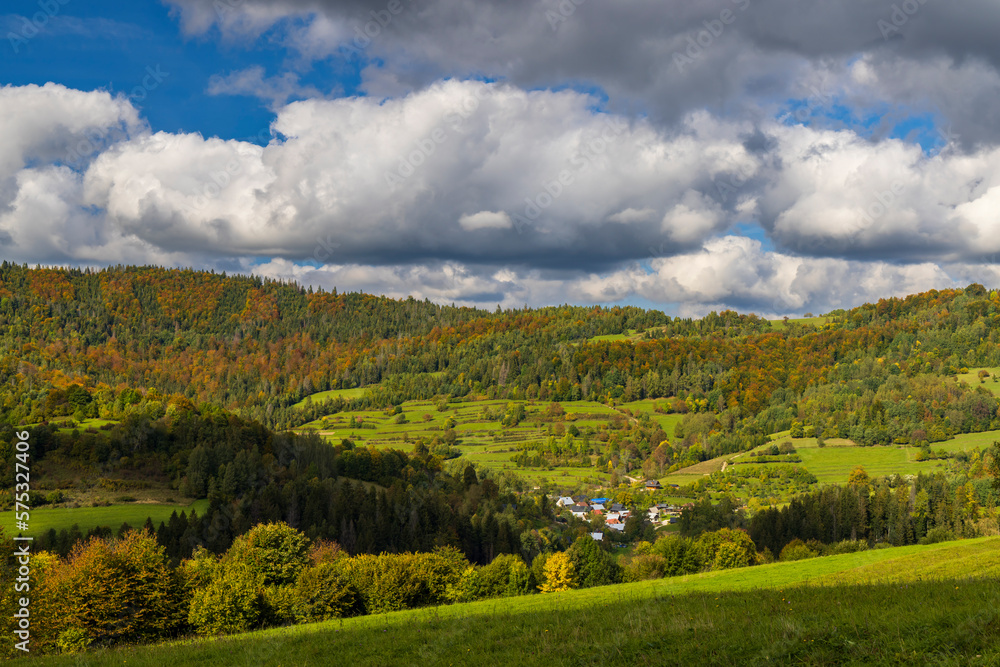 Autumn landscape in Mala Fatra mountains, Slovakia