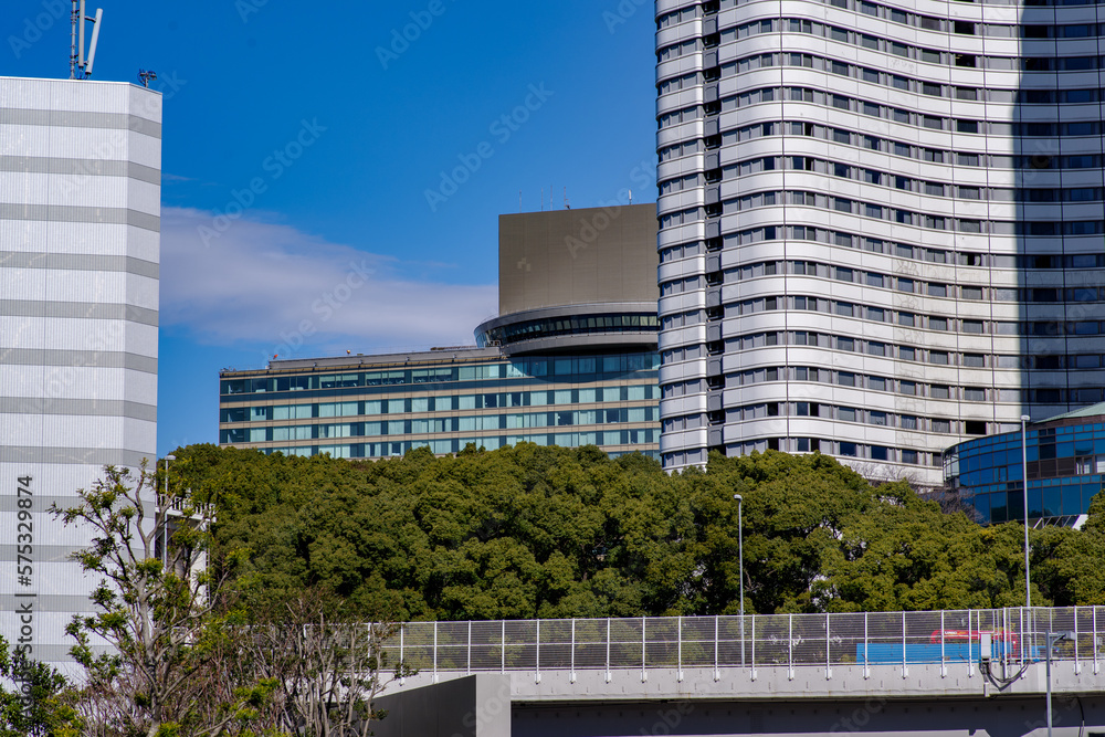 Obraz premium 東京紀尾井町の街の風景