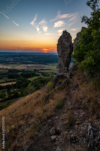 Sonnenuntergang an der Wiesenthauer Nadel