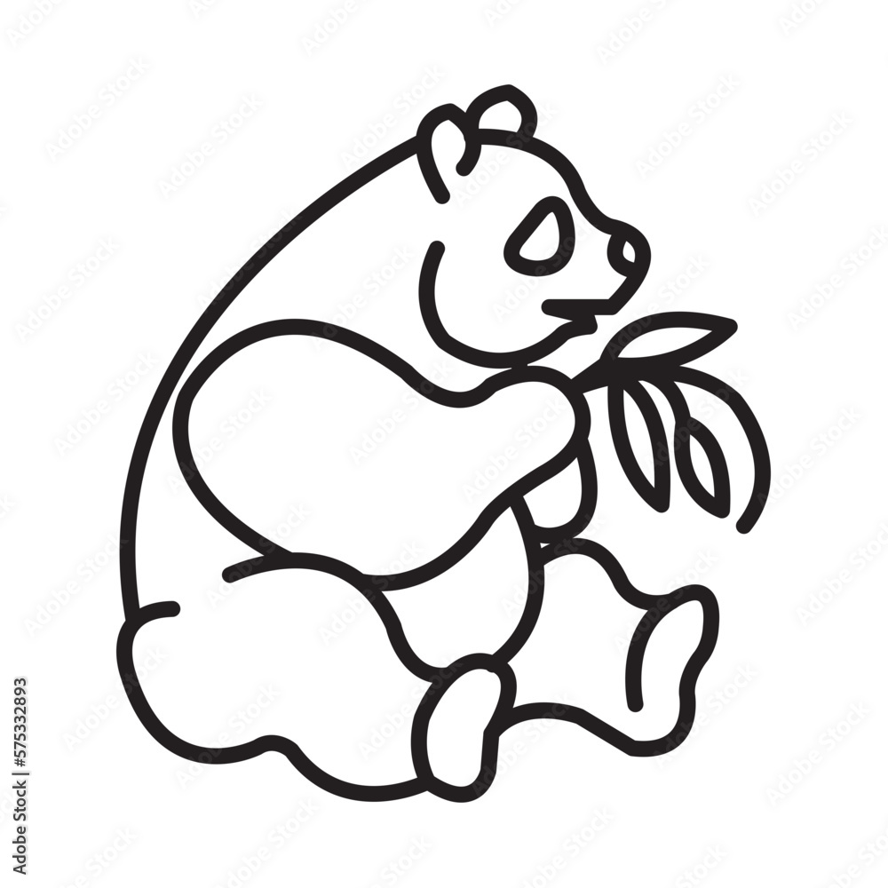 PANDA design vector icon PANDA design vector icon