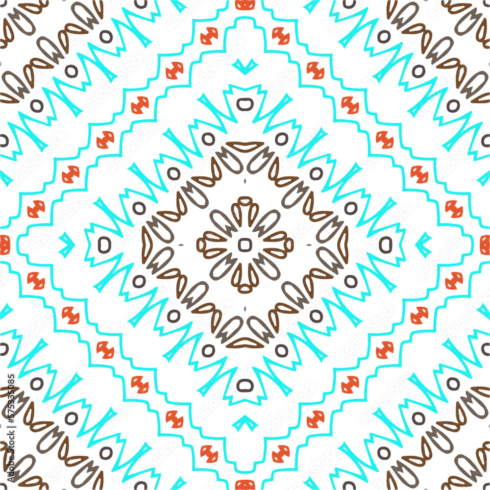 Abstract ethnic rug ornamental seamless pattern.Perfect for fashion, textile design, cute themed fabric, on wall paper, wrapping paper and home decor. Abstract ethnic rug ornamental seamless pattern.Perfect for fashion, textile design, cute themed fabric, on wall paper, wrapping paper and home decor.