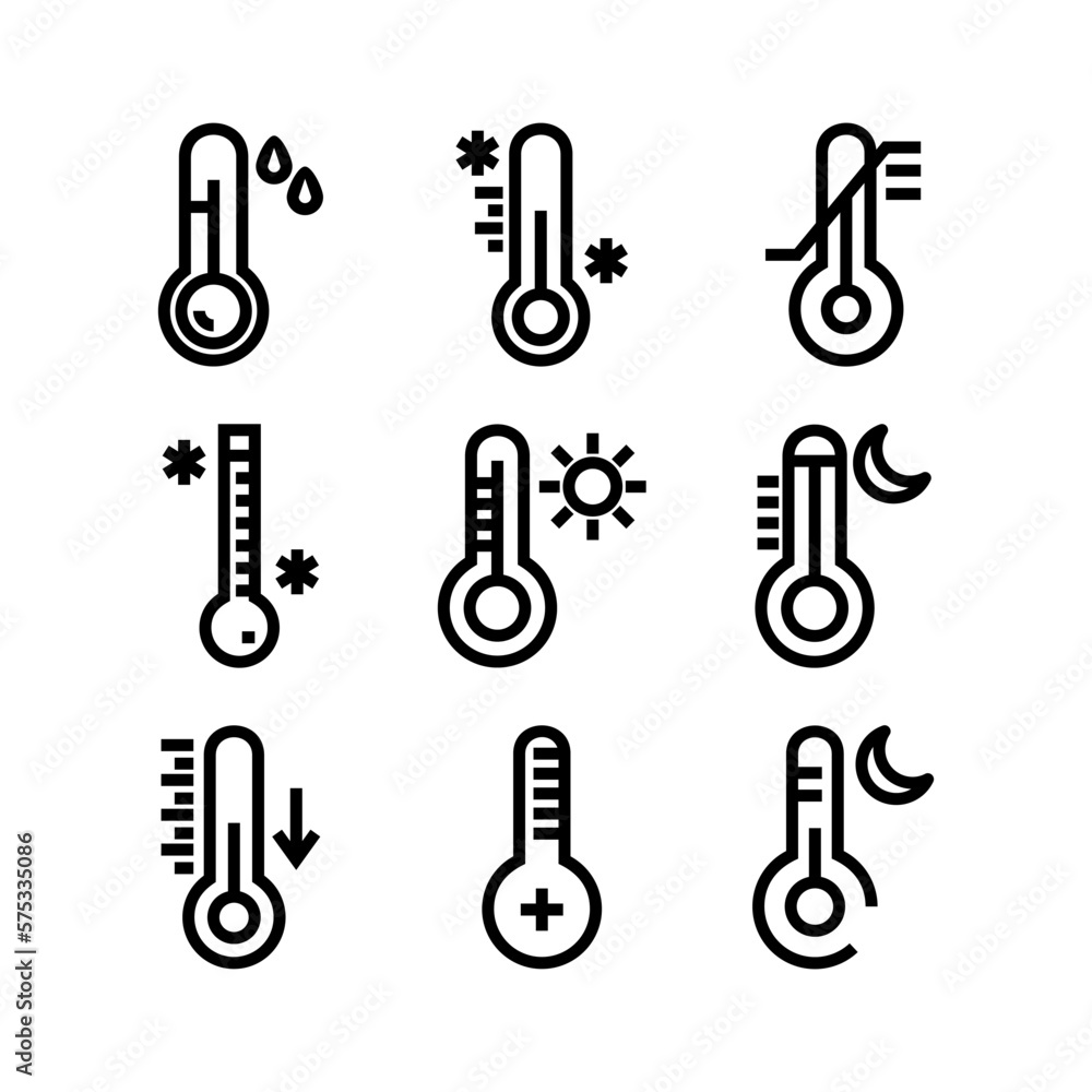 temperature icon or logo isolated sign symbol vector illustration - high quality black style vector icons temperature icon or logo isolated sign symbol vector illustration - high quality black style vector icons