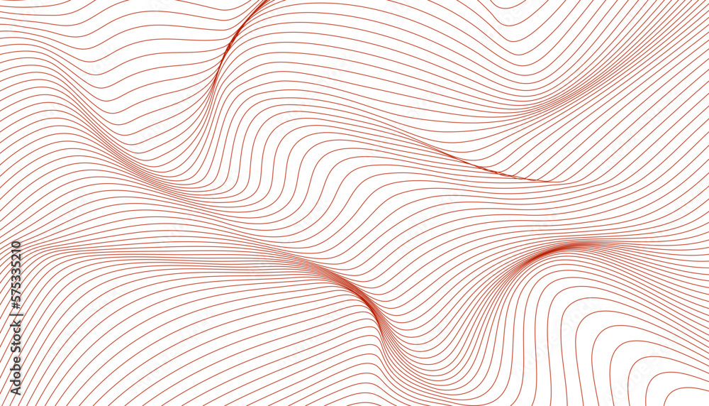 Line waves on white background, abstract background vector design Line waves on white background, abstract background vector design