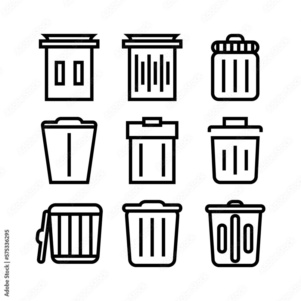 trash icon or logo isolated sign symbol vector illustration - high quality black style vector icons trash icon or logo isolated sign symbol vector illustration - high quality black style vector icons