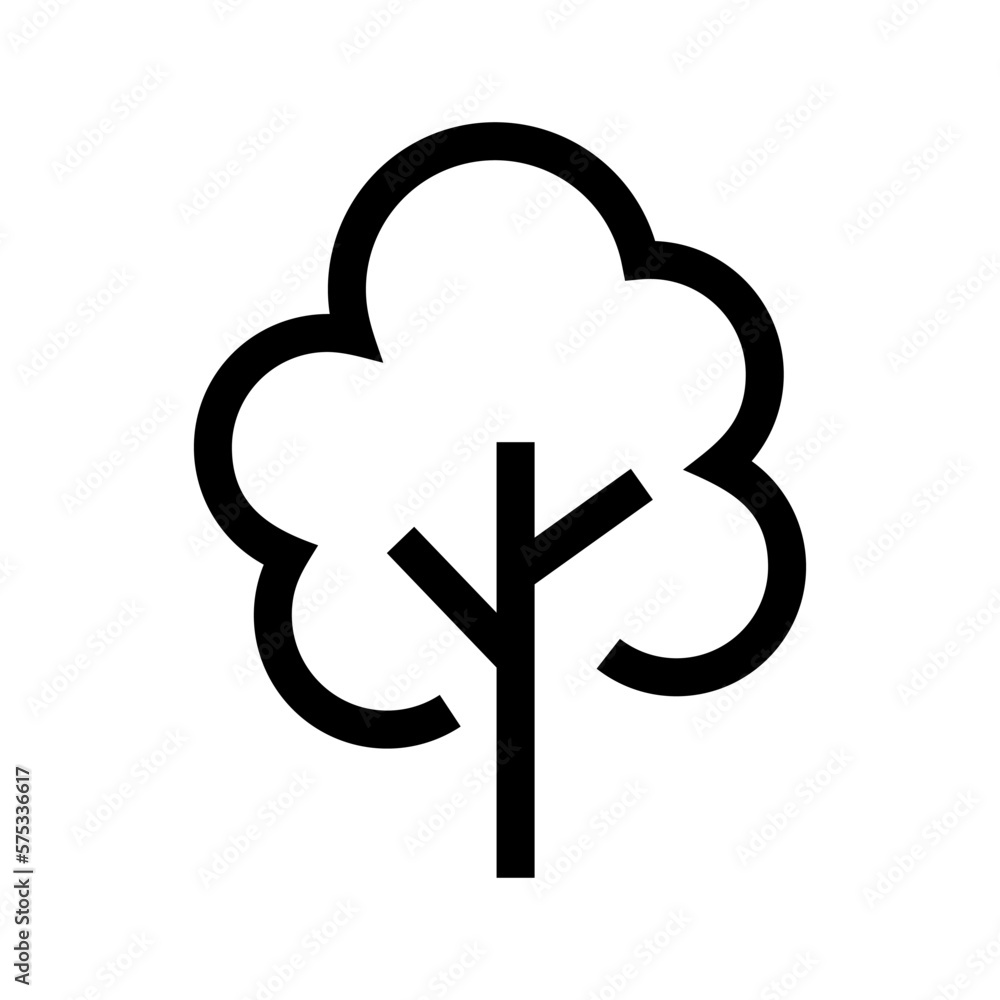 tree icon or logo isolated sign symbol vector illustration - high quality black style vector icons tree icon or logo isolated sign symbol vector illustration - high quality black style vector icons