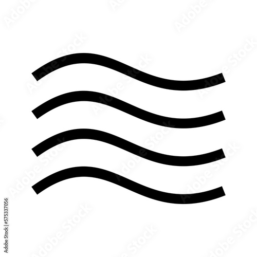 wave icon or logo isolated sign symbol vector illustration - high quality black style vector icons