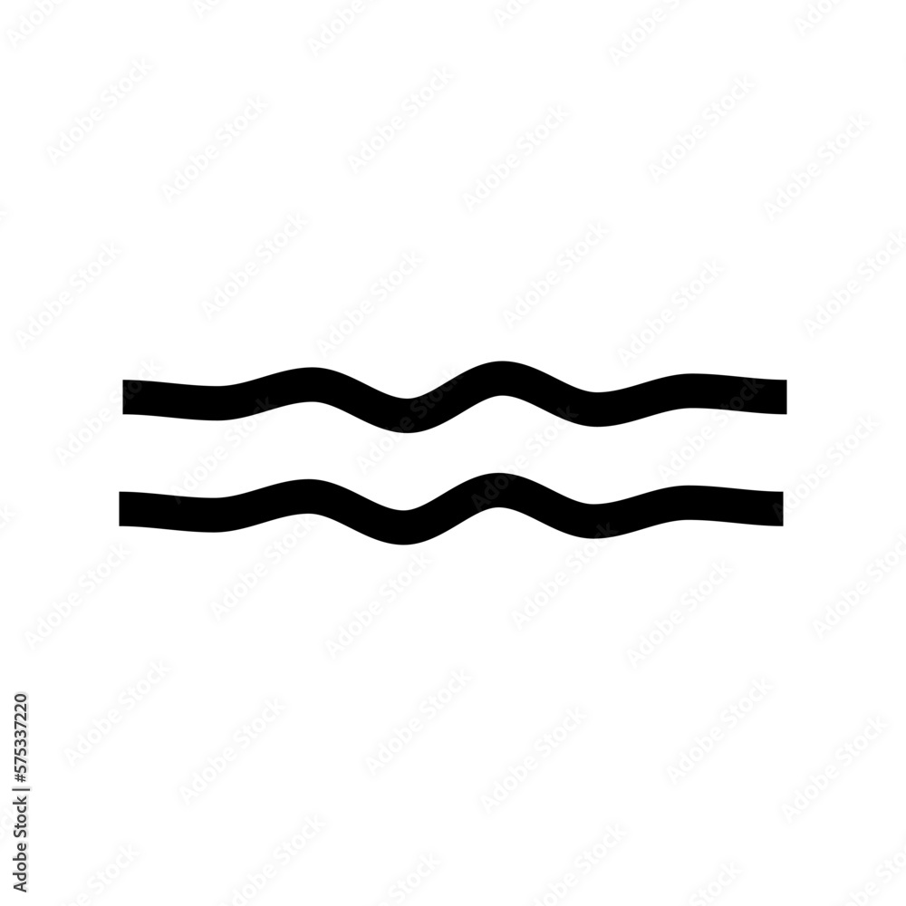 Obraz premium wave icon or logo isolated sign symbol vector illustration - high quality black style vector icons