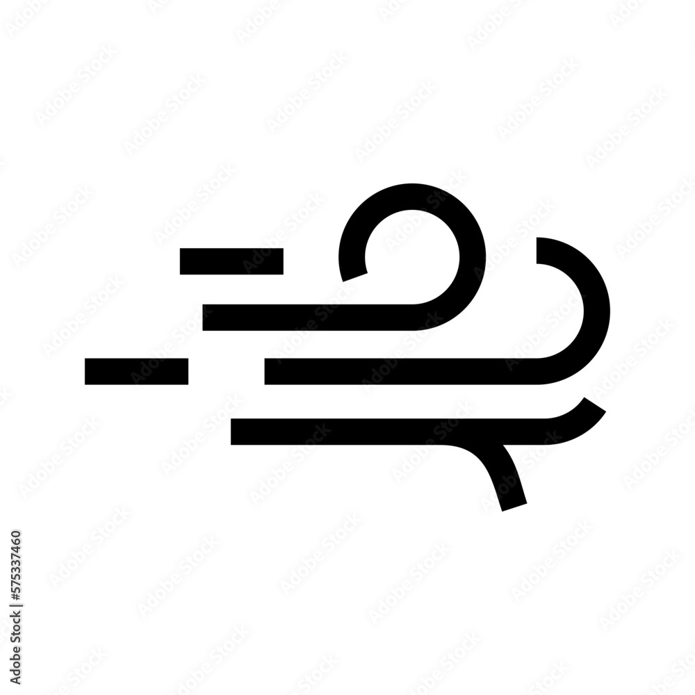 wind icon or logo isolated sign symbol vector illustration - high quality black style vector icons wind icon or logo isolated sign symbol vector illustration - high quality black style vector icons