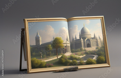 Art Renaissance and education concept generated by ai