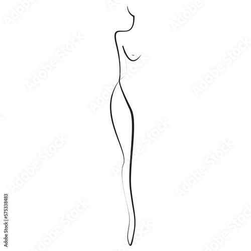 Elegant One Line Sketches of Woman Abstract Face. Female Face Drawing Minimalist Line Style. Trendy Illustration for Cosmetics. Continuous Line Art. Fashion Minimal Print. Beauty Logo. Vector