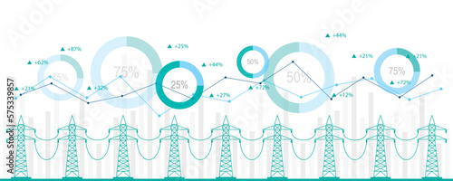 sfondo, grafica, energia, consumo energetico, produzione energetica