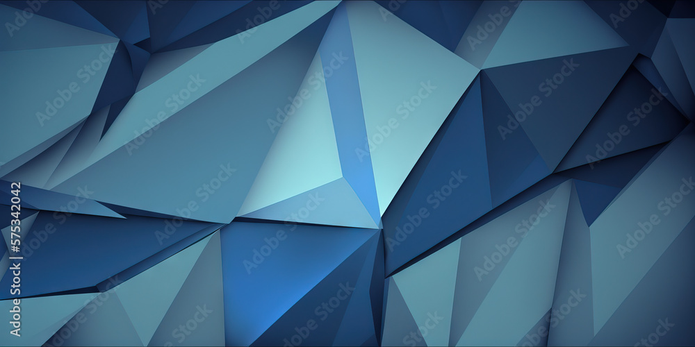 Obraz premium Abstract blue background. Generative AI