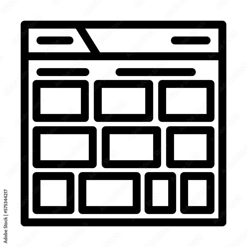 image sharing advertising line icon vector illustration image sharing advertising line icon vector illustration