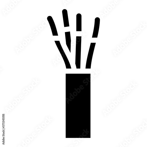 low voltage wire cable glyph icon vector illustration
