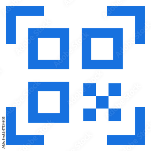 Simple qr code scan icon (ID: 575346435)