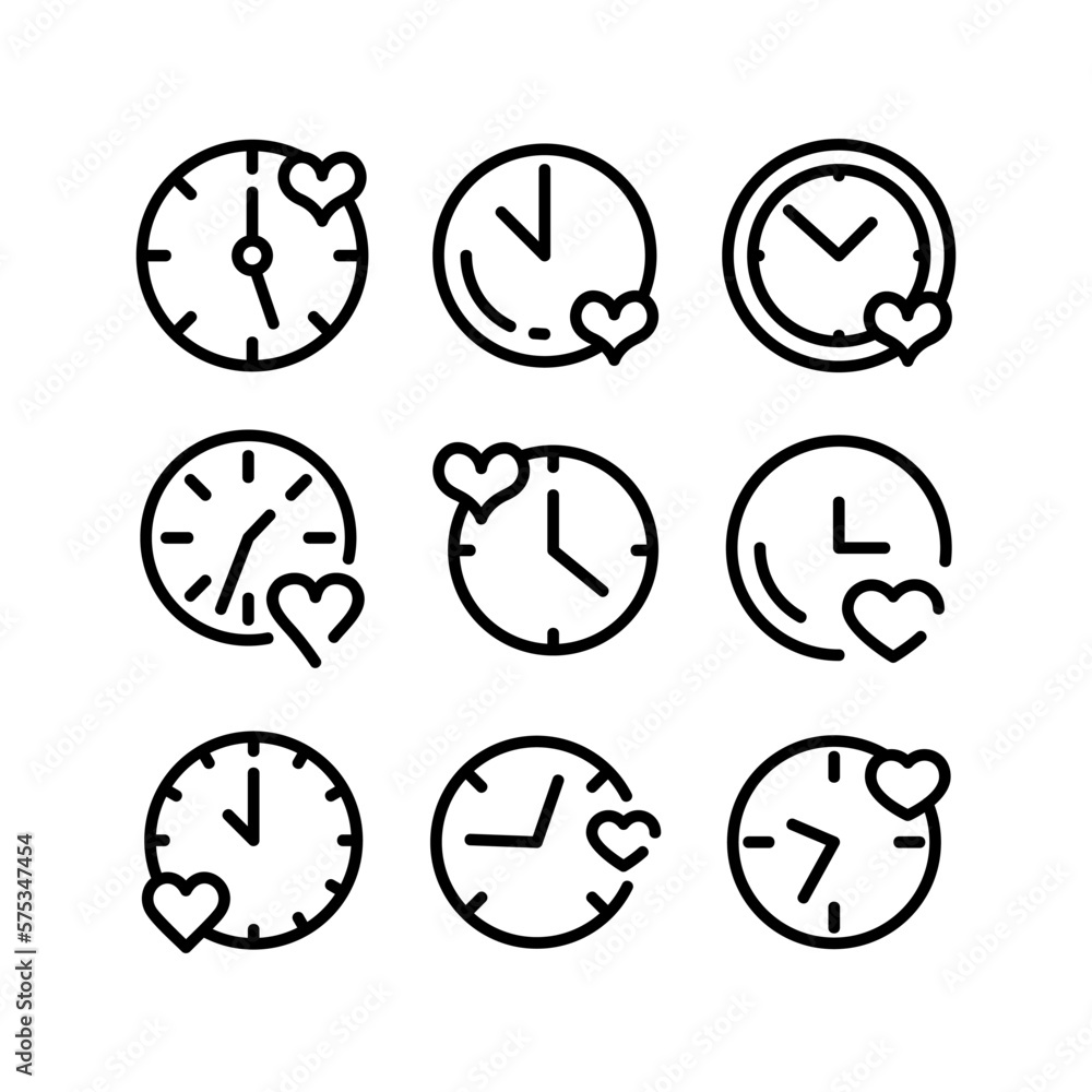 time of love icon or logo isolated sign symbol vector illustration - high quality black style vector icons time of love icon or logo isolated sign symbol vector illustration - high quality black style vector icons