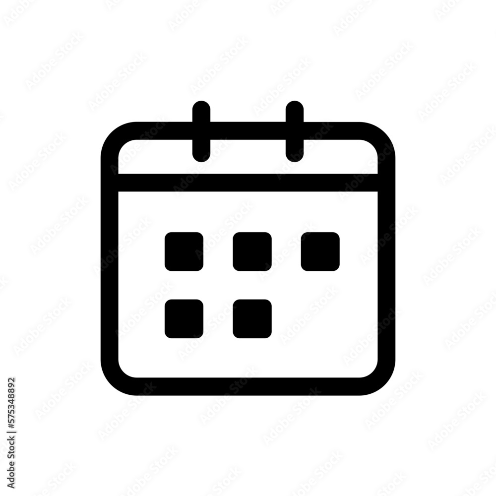 Calendar Line Icon Calendar Line Icon