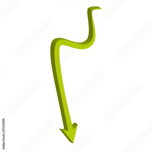 Arrow icon 3d design